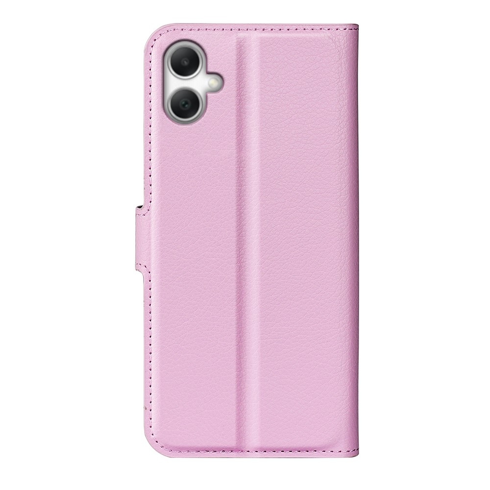Litchi könyv tok Samsung Galaxy A07 4G - rózsaszínű