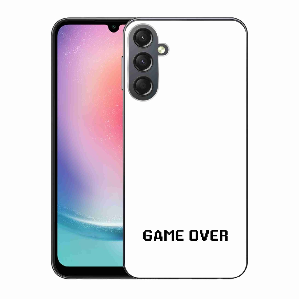 Gél borító mmCase Samsung Galaxy A24 készülékhez - játék fehér háttéren