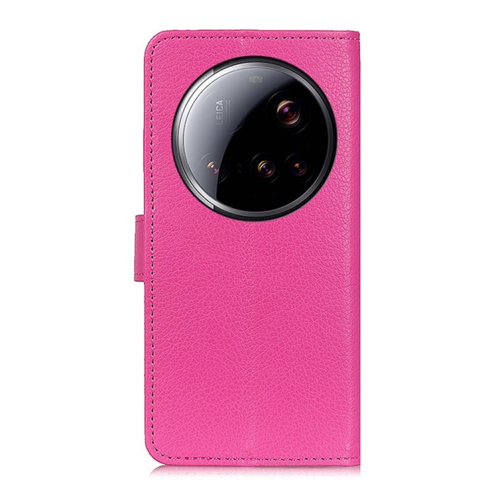 Litchie könyv tok Xiaomi 15 Ultra - rózsa