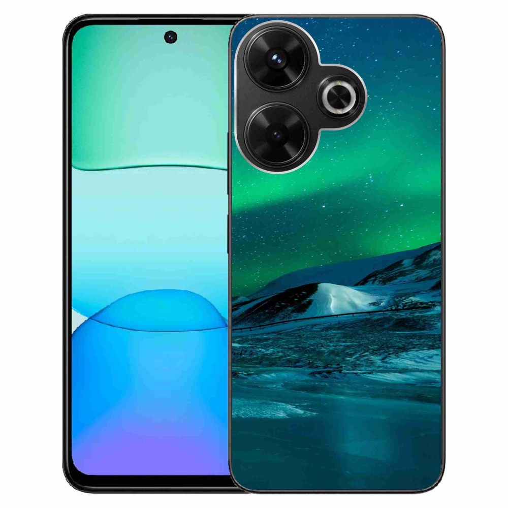 Gél borítás mmCase a Xiaomi Redmi 13 4G/Poco M6 4G - aurora borealishoz