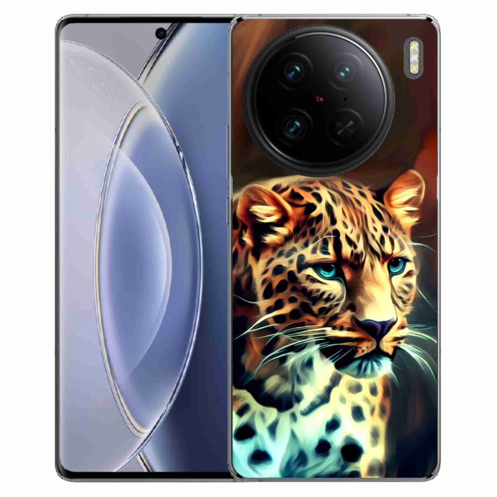 Zselés borítás mmCase a Vivo X90 Pro készülékhez - leopárd