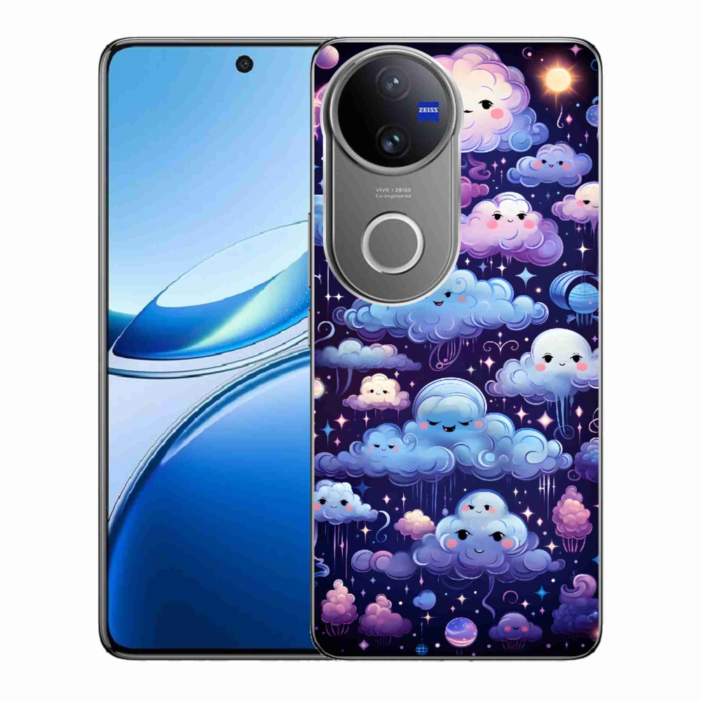 Gél borítás mmCase a Vivo V50 5G készülékhez - felhők