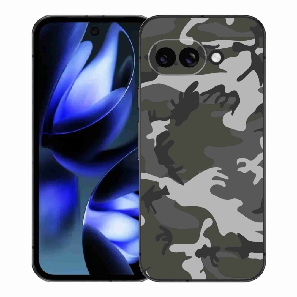 Zselés borítás mmCase a Google Pixel 9a készülékhez - terepszínű minta