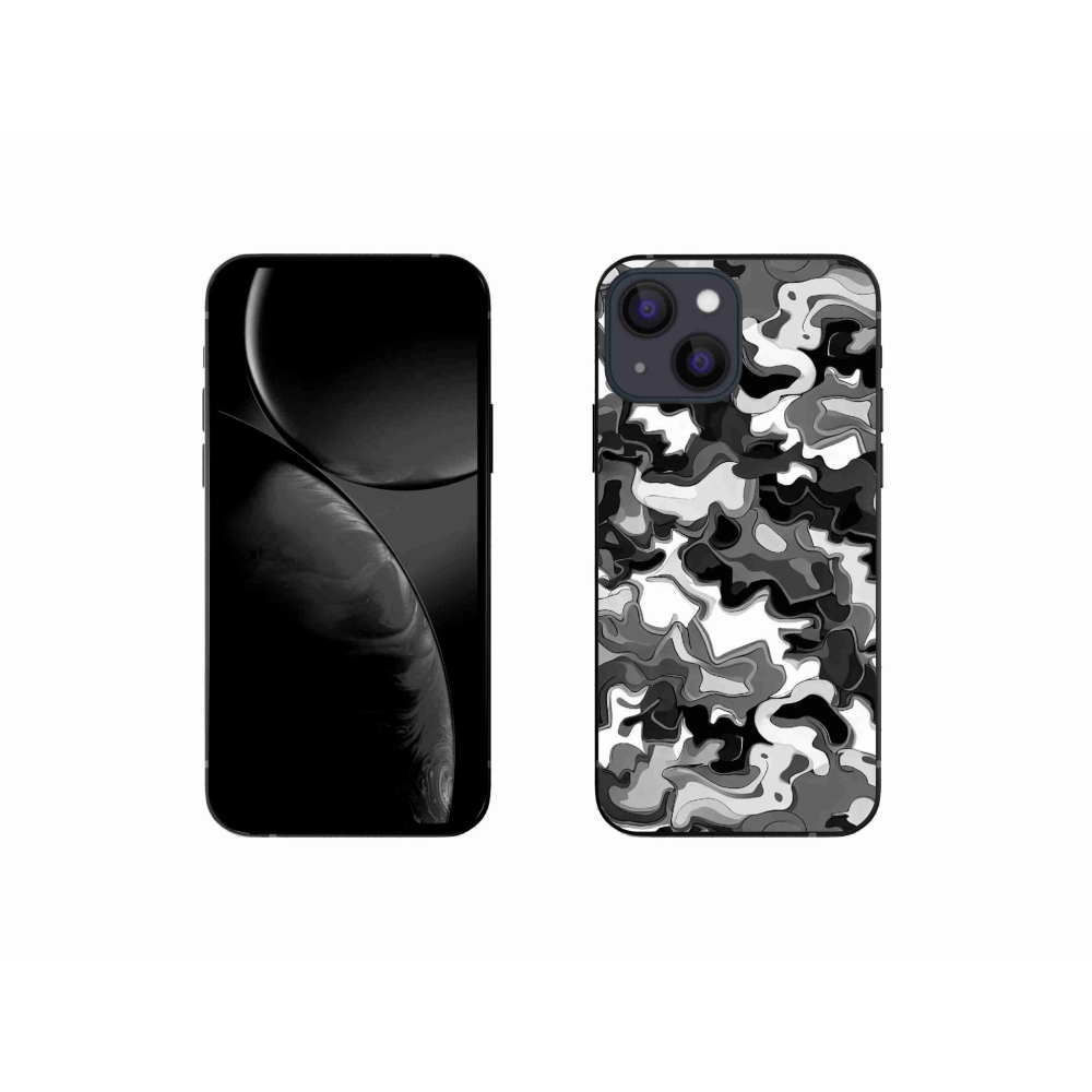 Zselés borítás mmCase iPhone 13 mini 5.4 készülékhez - terepszínű minta 3