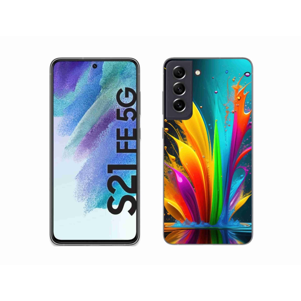 Zselés borítás mmCase Samsung Galaxy S21 FE 5G - absztrakt motívum 1