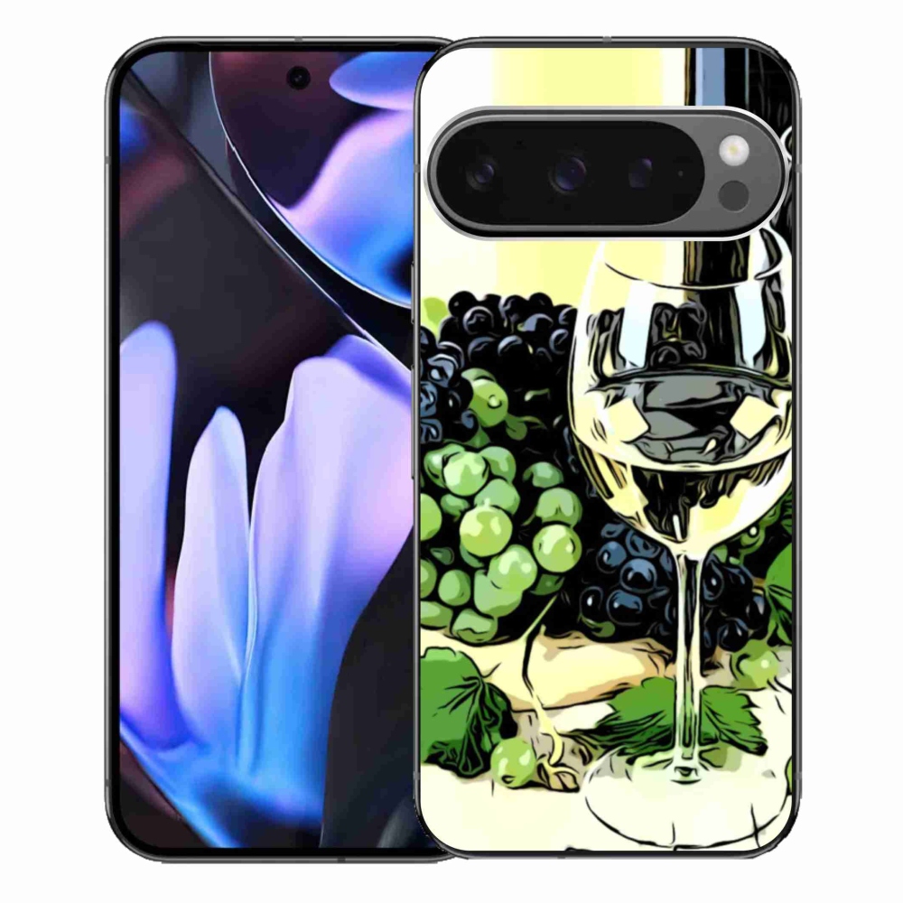 Gél borítás mmCase a Google Pixel 9 Pro XL számára - pohár bor