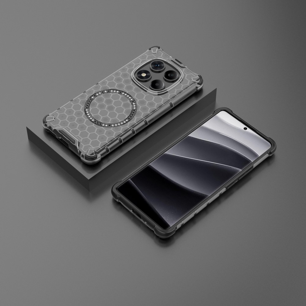 Mézédes tartós védőburkolat MagSafe-val Xiaomi Redmi Note 14 Pro - szürke