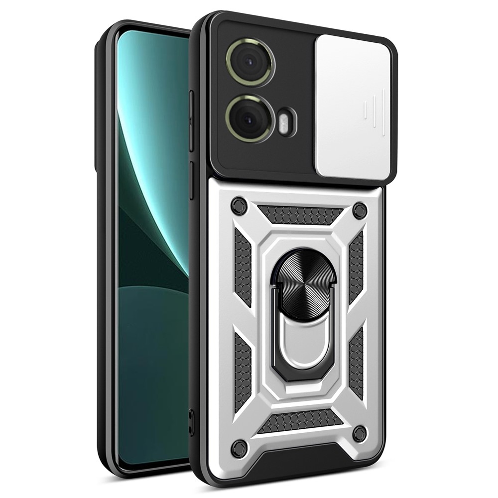 Csúszásálló borítás a Motorola Moto G85 5G készülékhez - ezüst színű