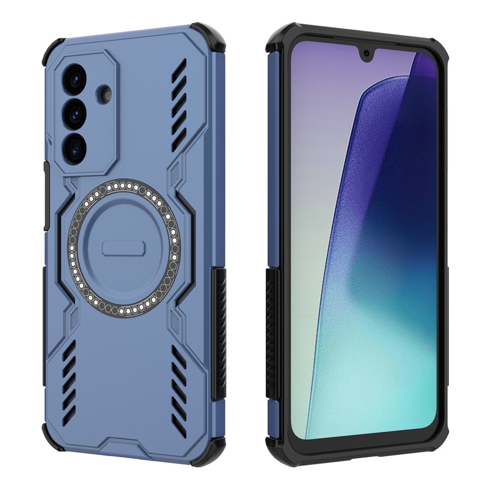 Üreges, tartós védőburkolat MagSafe-val a Samsung Galaxy A17 5G készülékre - kék