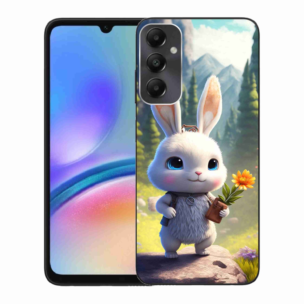 Zselés borítás mmCase Samsung Galaxy A05s készülékhez - aranyos nyuszi