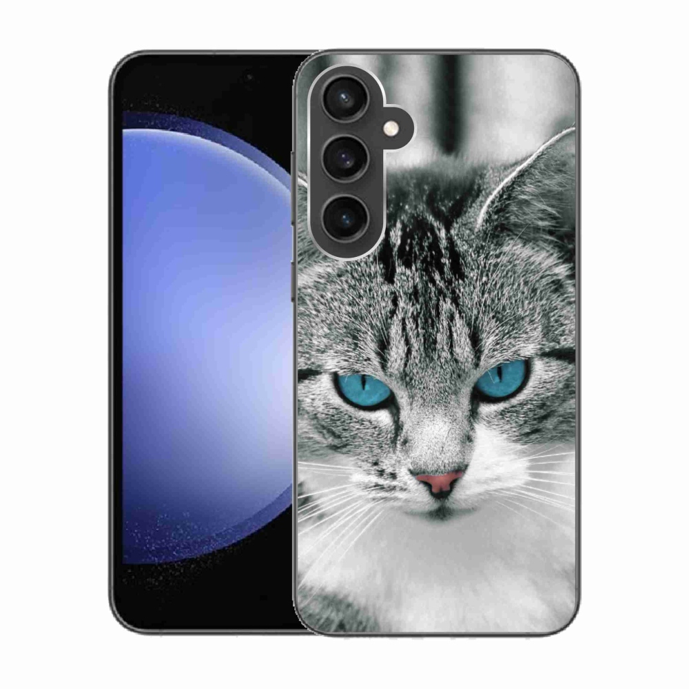 Zselés borítás mmCase Samsung Galaxy S23 FE - macska nézet 1