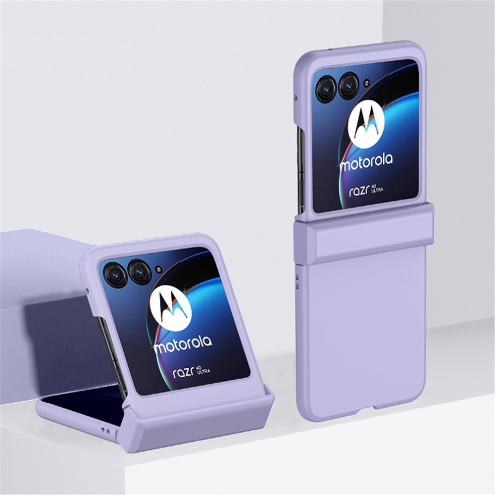 Kemény műanyag borítás Motorola Razr 40 Ultra 5G készülékhez - lila