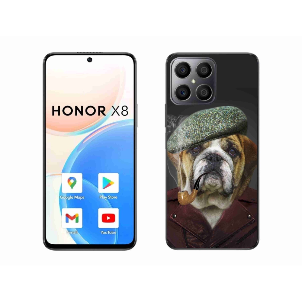 Zselés borítás mmCase a Honor X8-hoz - kutya csővel