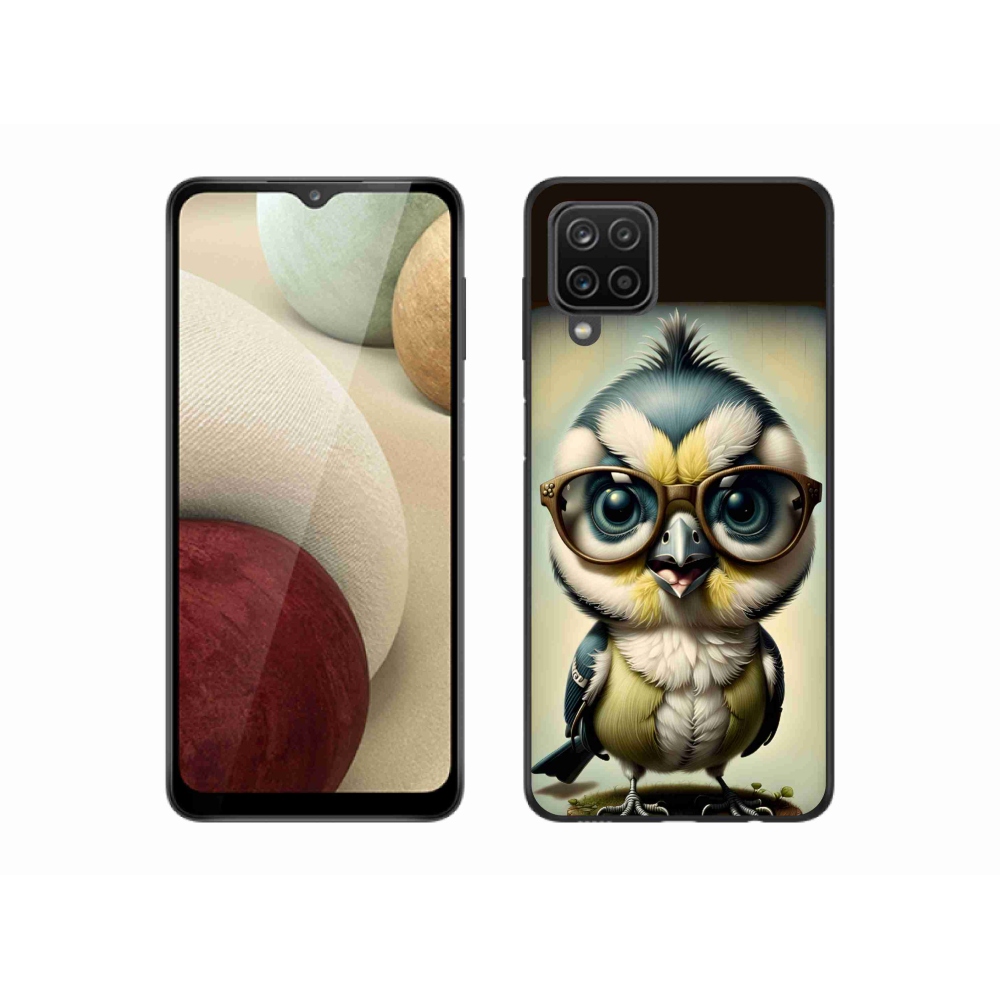 Zselés borítás mmCase Samsung Galaxy M12 - cub szemüveggel