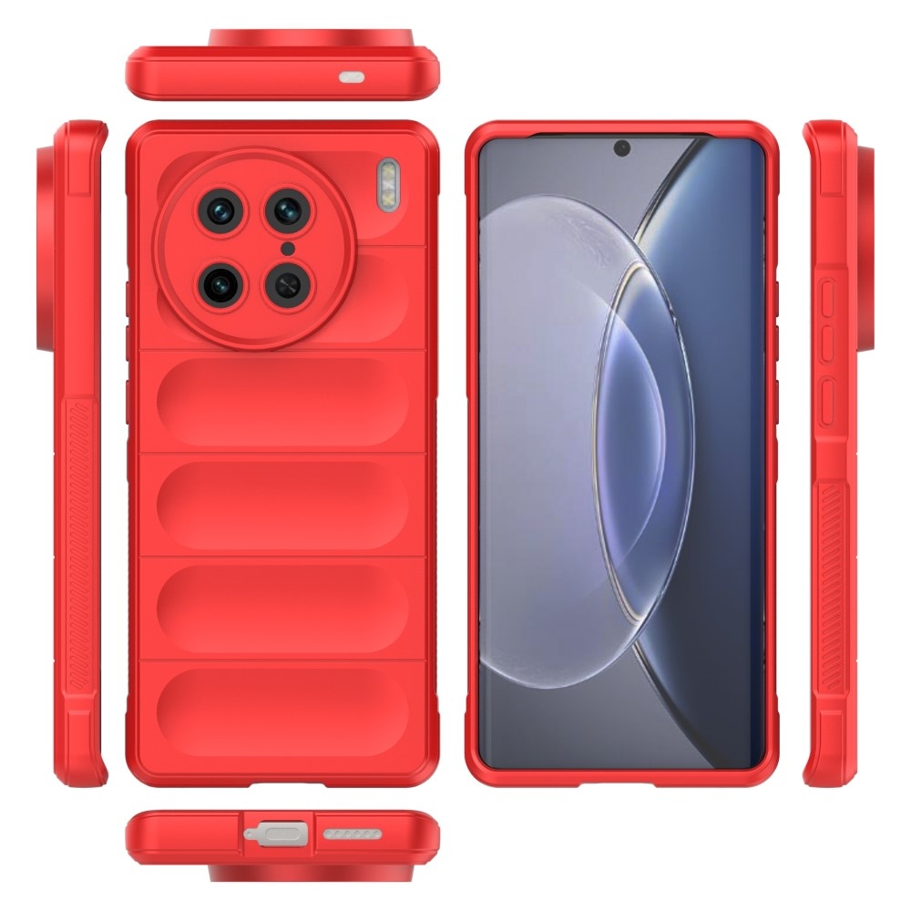 Rugg tartós zselés tok a Vivo X90 Pro készülékhez - piros