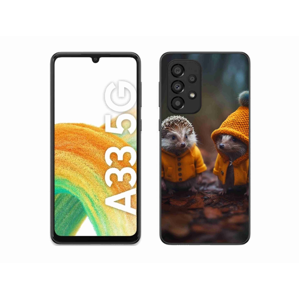 Gél védőhuzat mmCase Samsung Galaxy A33 5G - süni