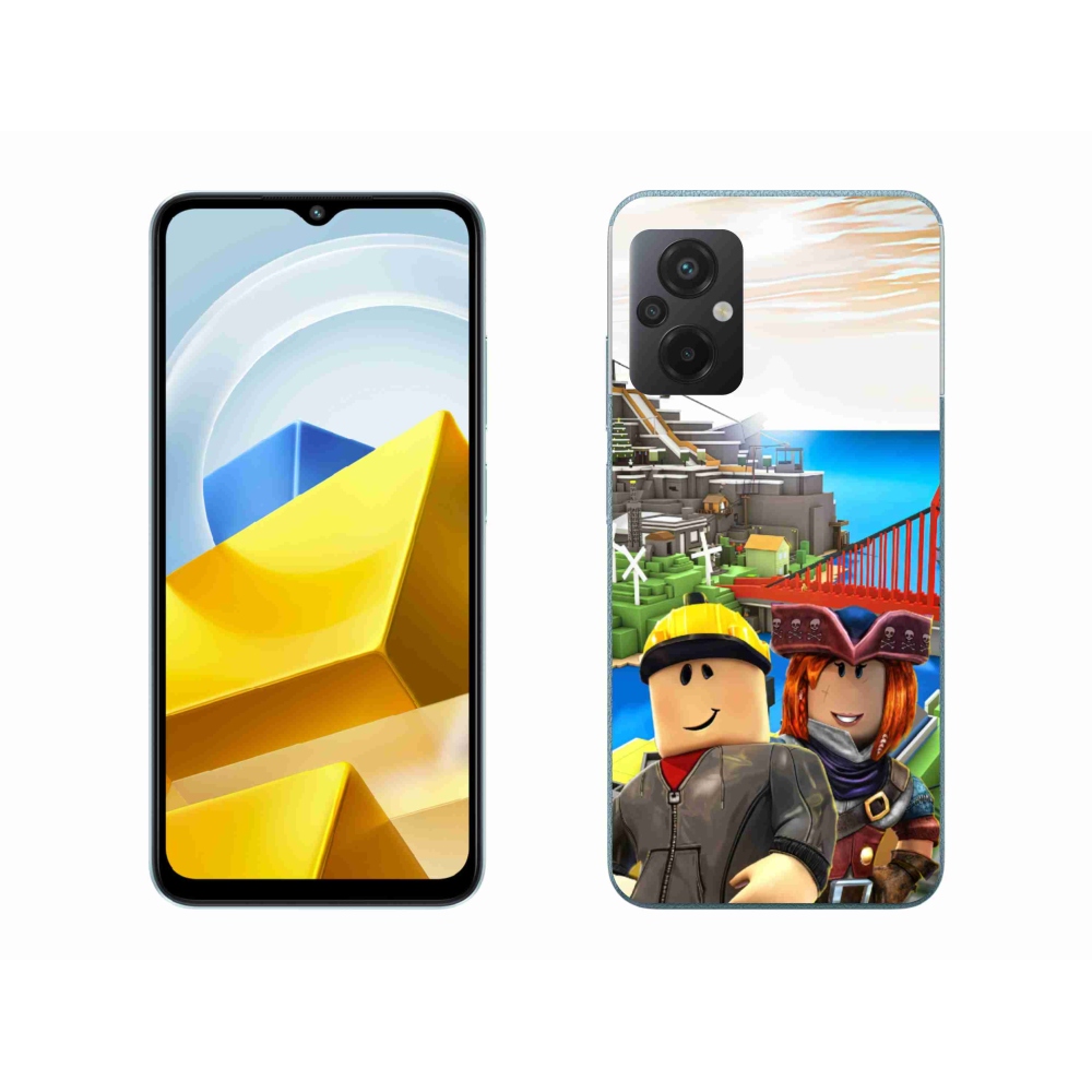 Gél borítás mmCase a Xiaomi Poco M5 4G-hez - roblox 1