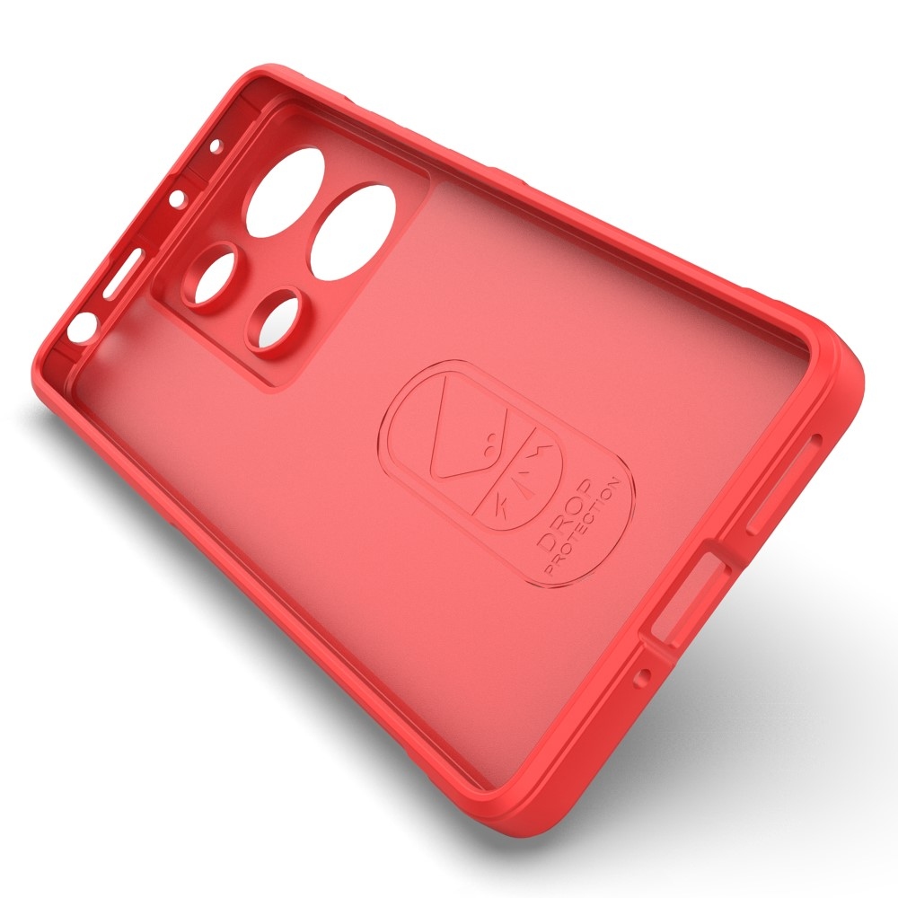 Rugg tartós zselés tok Xiaomi Redmi Note 13 Pro 4G/Poco M6 Pro - piros