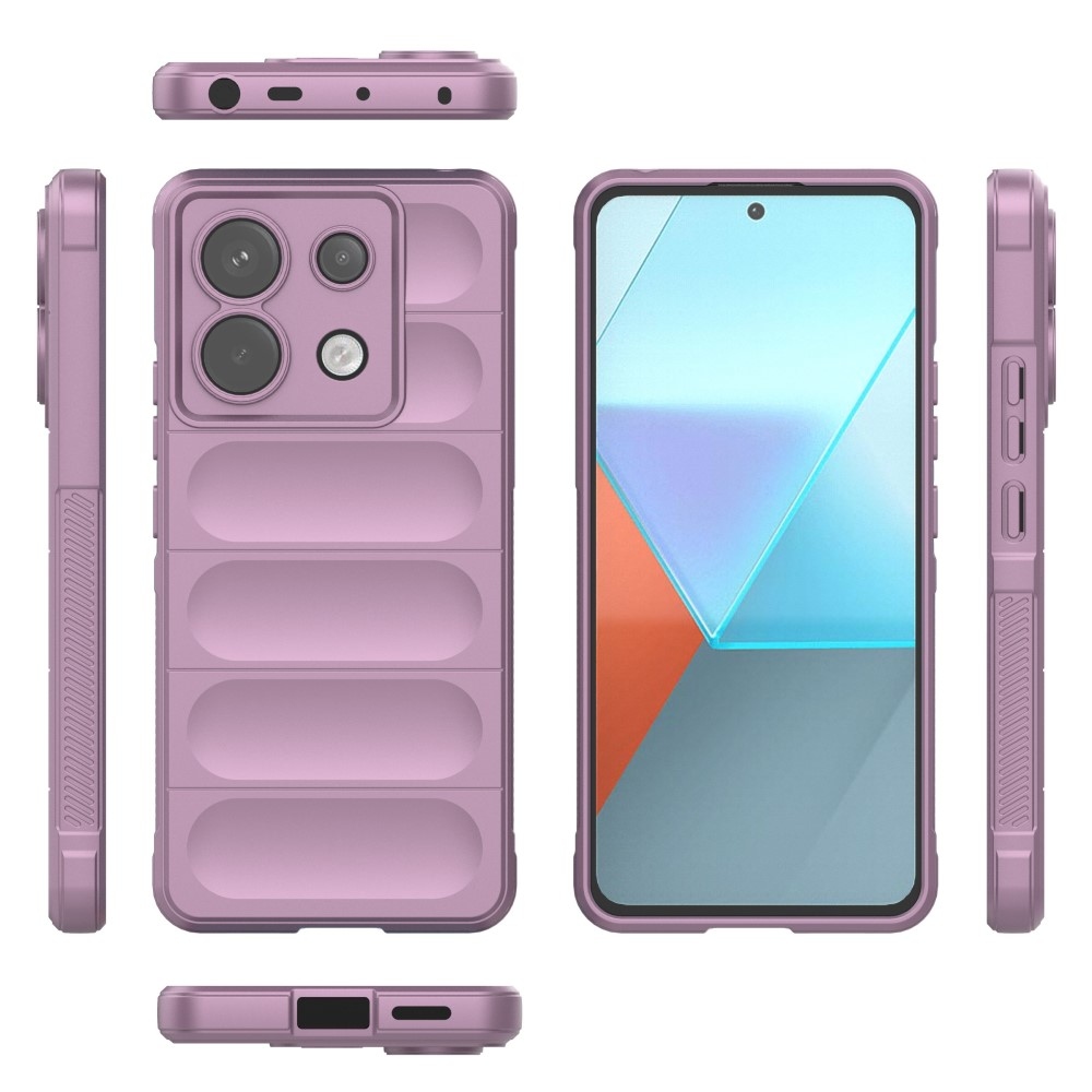 Rugg tartós zselés tok Xiaomi Redmi Note 13 Pro 5G/Poco X6 5G - világos lila