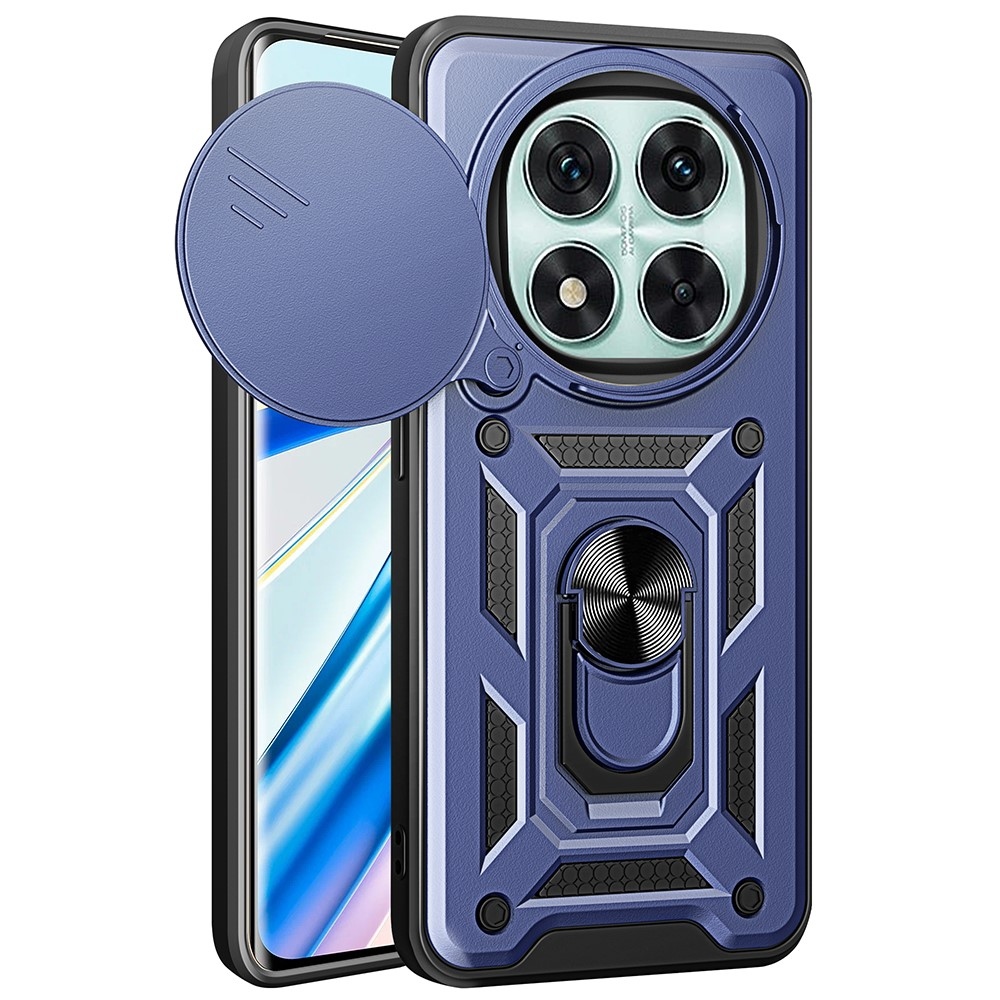 Gyűrűálló borítás a Xiaomi Redmi Note 14 Pro 5G/Poco X7 5G készülékhez - kék