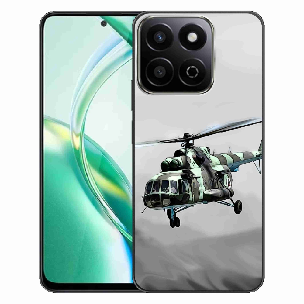 Zselés borítás mmCase a Honor 200 Smart 5G számára - katonai helikopter