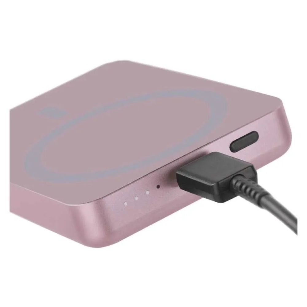 Powerbank EMOS WI 522, 5000 mAh, 20 W+Vezeték nélküli - lazac
