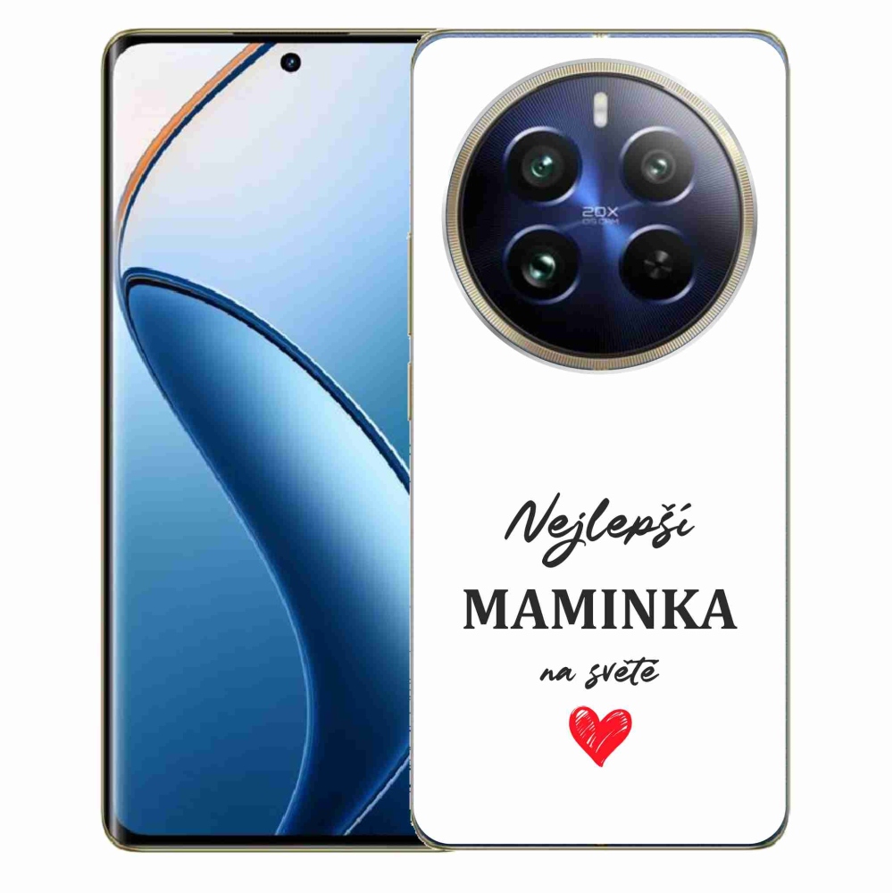 Gél borítás mmCase a Realme 12 Pro 5G/12 Pro+ 5G - legjobb anya 1 fehér háttérrel