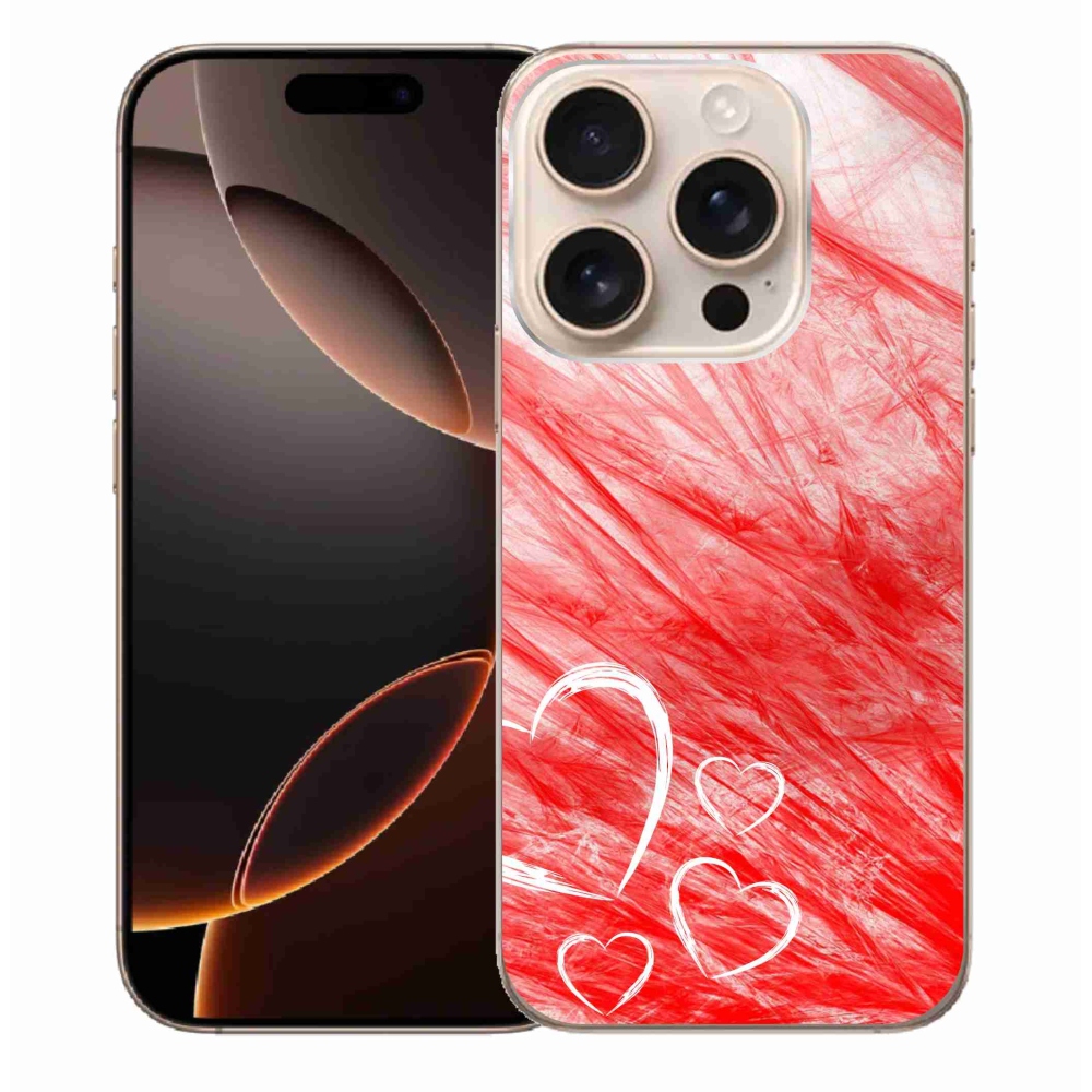 Gél védőburkolat mmCase iPhone 16 Pro Max készülékhez - szív