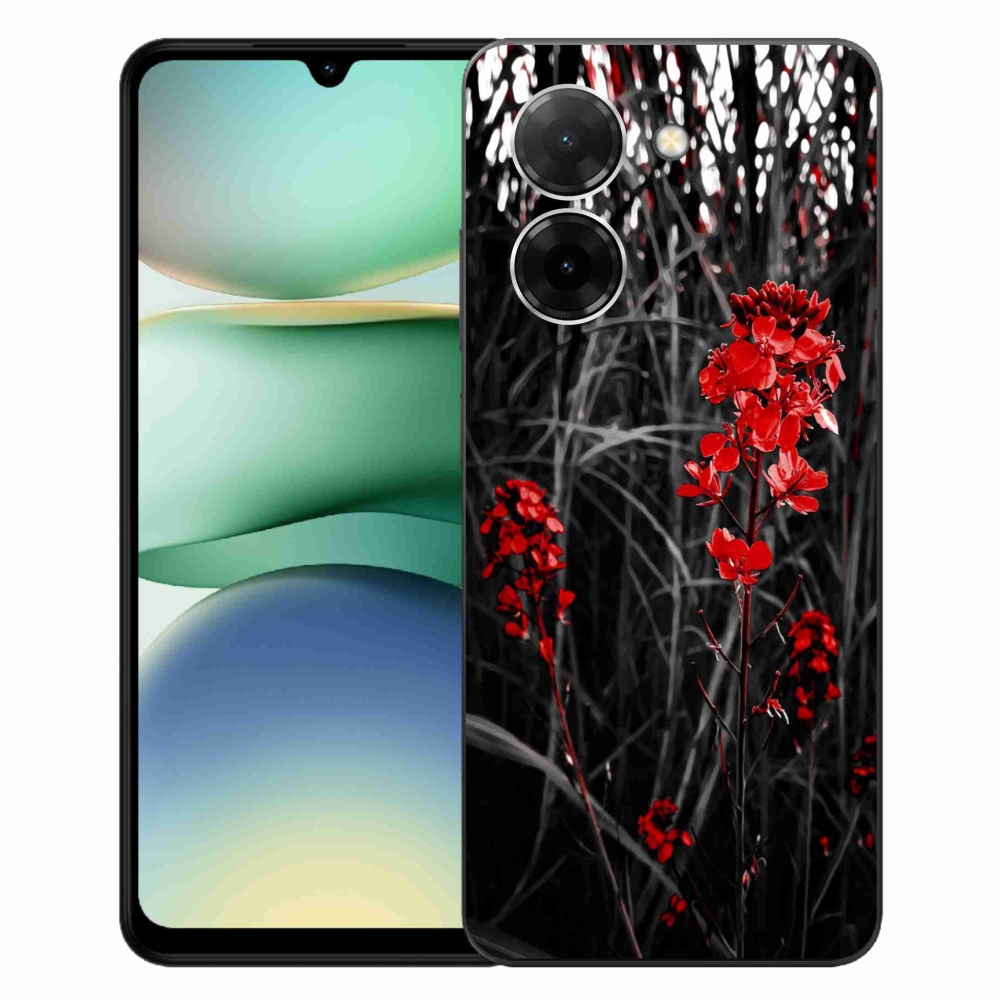 Gél borítás mmCase a Xiaomi Redmi A5 (173.45x79.35x8.45mm) - piros növényhez