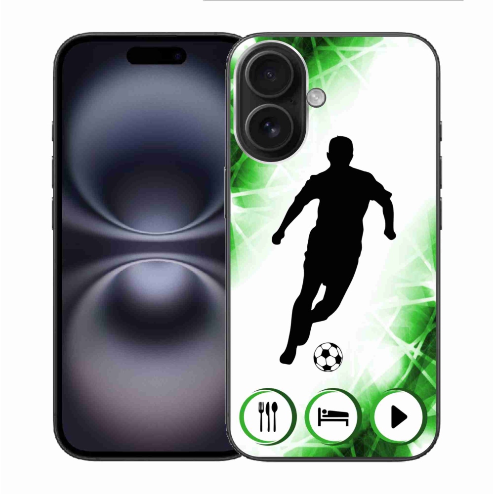 Gél borítás mmCase iPhone 16 készülékhez - focista