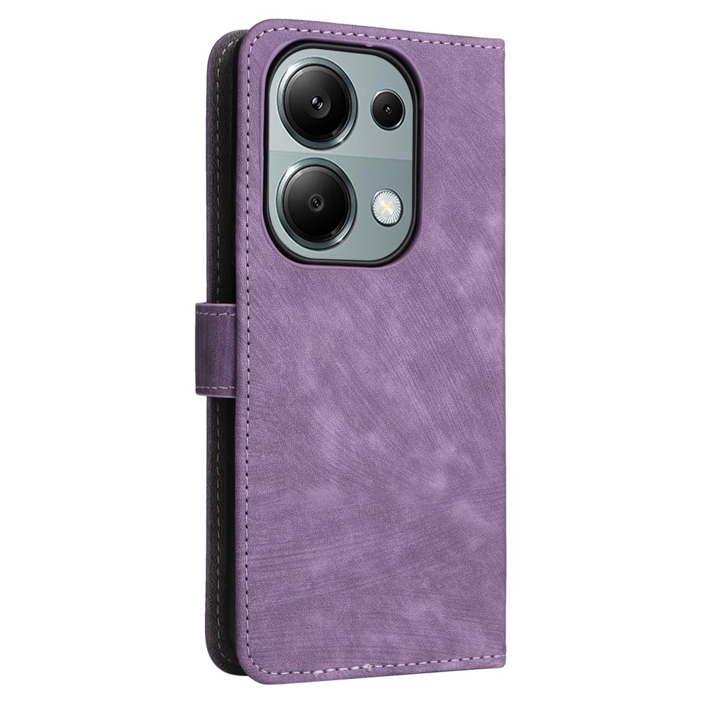 RFID könyvtáska Xiaomi Redmi Note 14S/Note 13 Pro 4G/Poco M6 Pro - lila