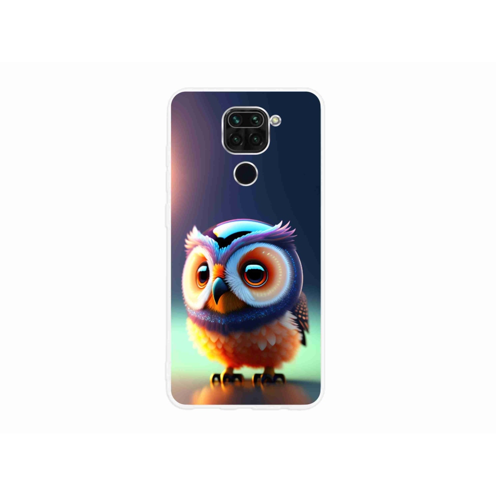 Gél borítás mmCase a Xiaomi Redmi Note 9-hez - bagoly
