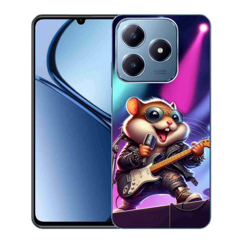 Gél borítás mmCase a Realme C63 készülékhez - hörcsög rocker