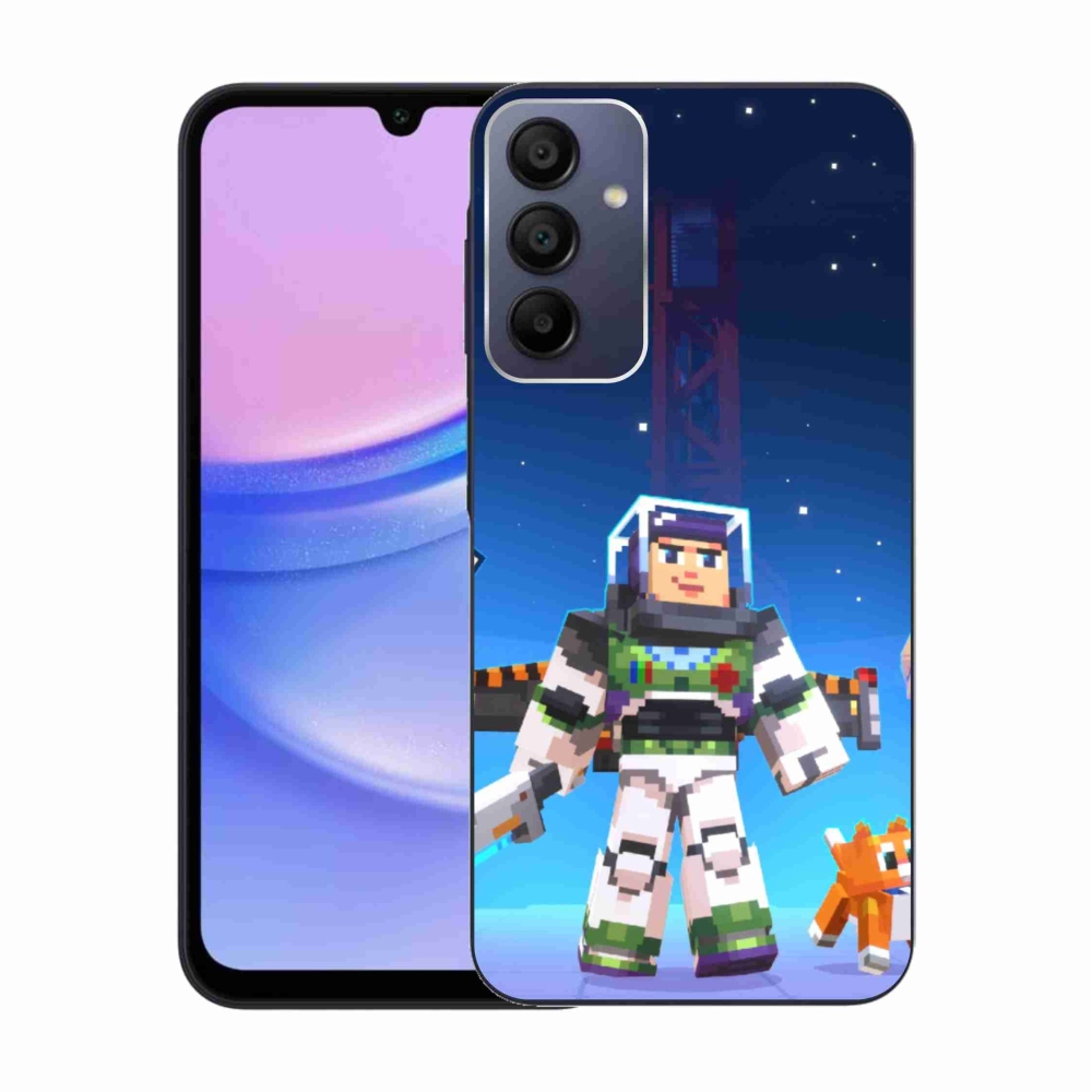 Gél borítás mmCase Samsung Galaxy A15 4G/5G - minecraft 2