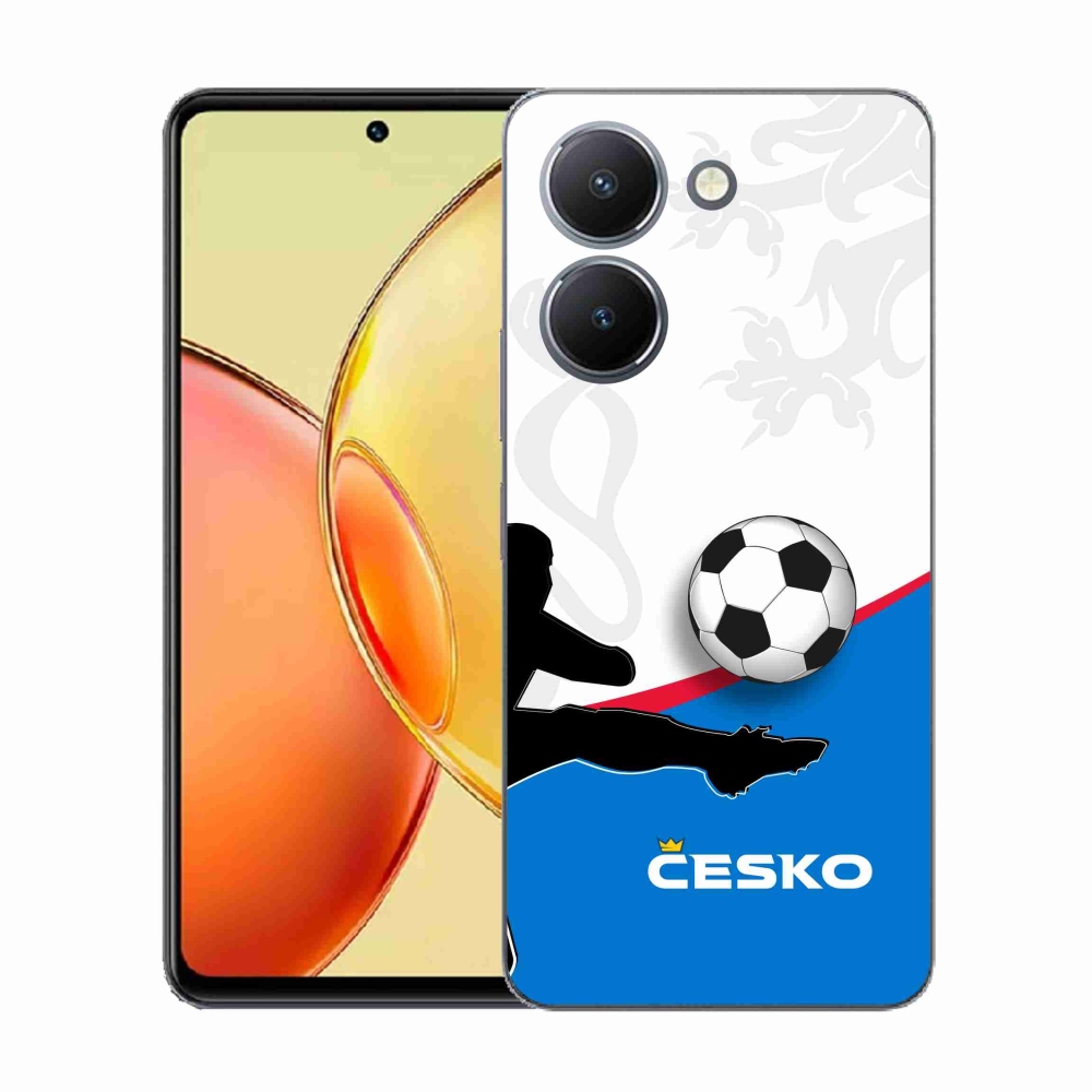 Gél borítás mmCase for Vivo Y36 - futball Csehország 3