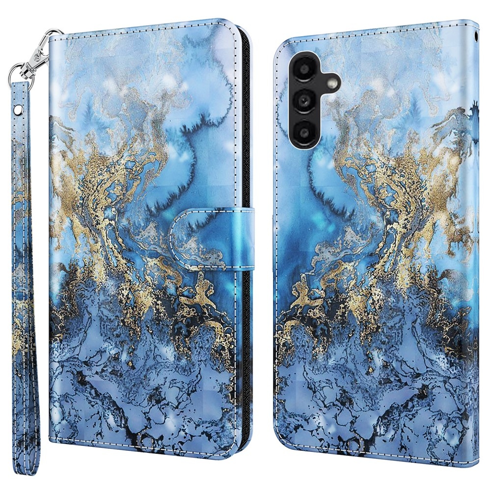 Nyomtatott könyv tok Samsung Galaxy A55 5G készülékhez - absztrakt minta