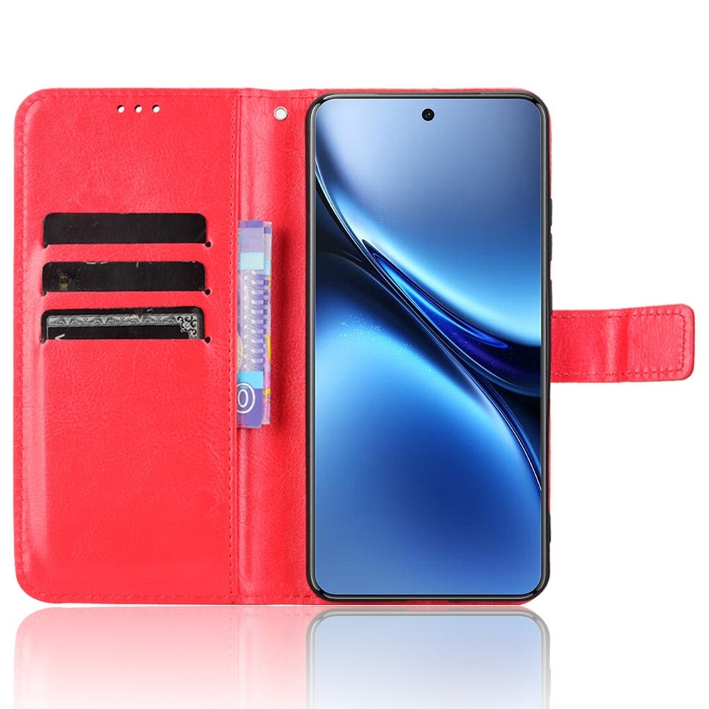 Őrült könyv tok a Vivo X200 Pro 5G-hez - piros