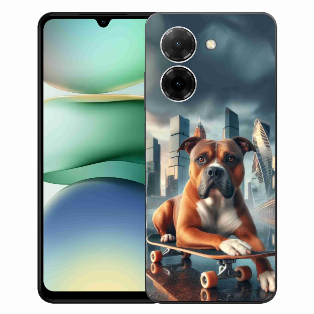 Gél borítás mmCase for Xiaomi Redmi A5 (171.7x77.8x8.3mm) - kutya gördeszkán
