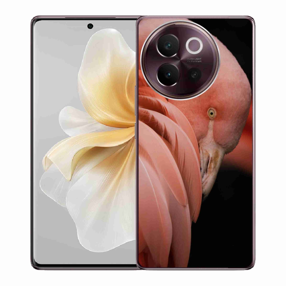 Gél borító mmCase a Vivo V40 Lite 5G - flamingó 3