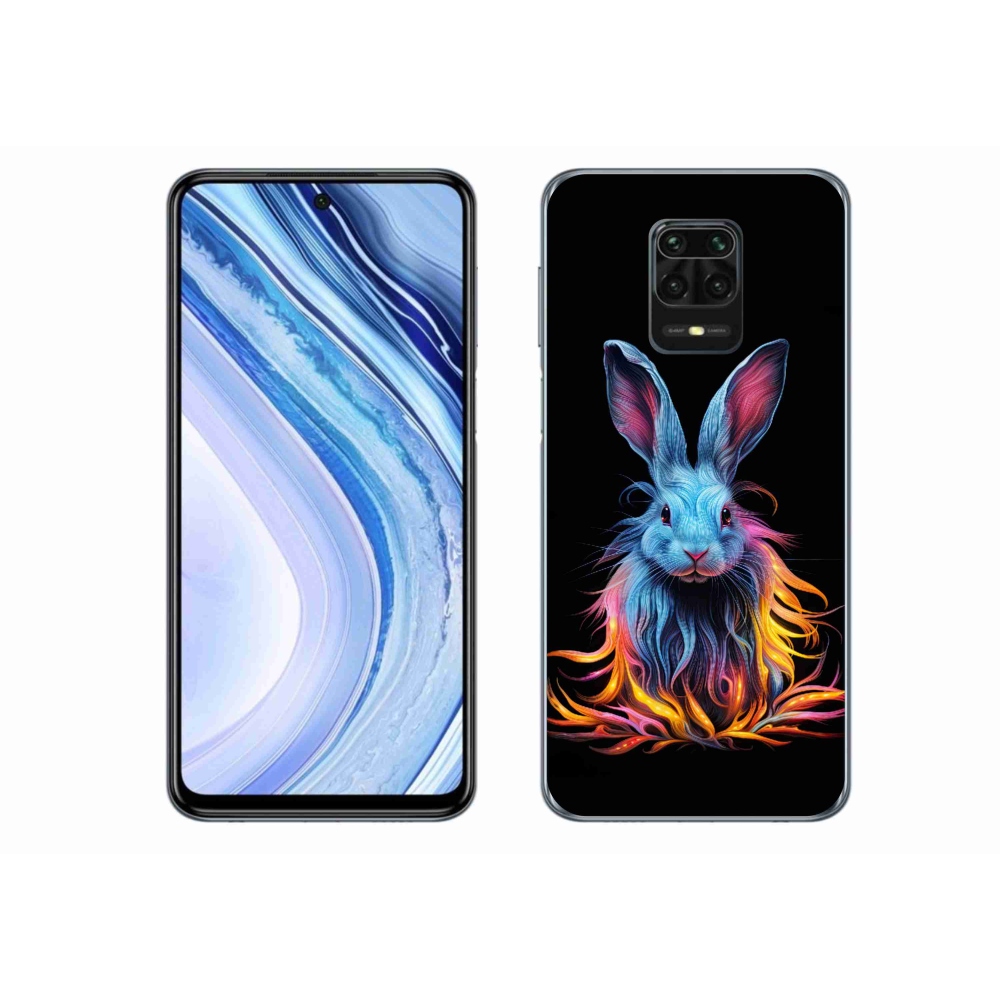 Gél borító mmCase a Xiaomi Redmi Note 9S-hez - absztrakt nyúl
