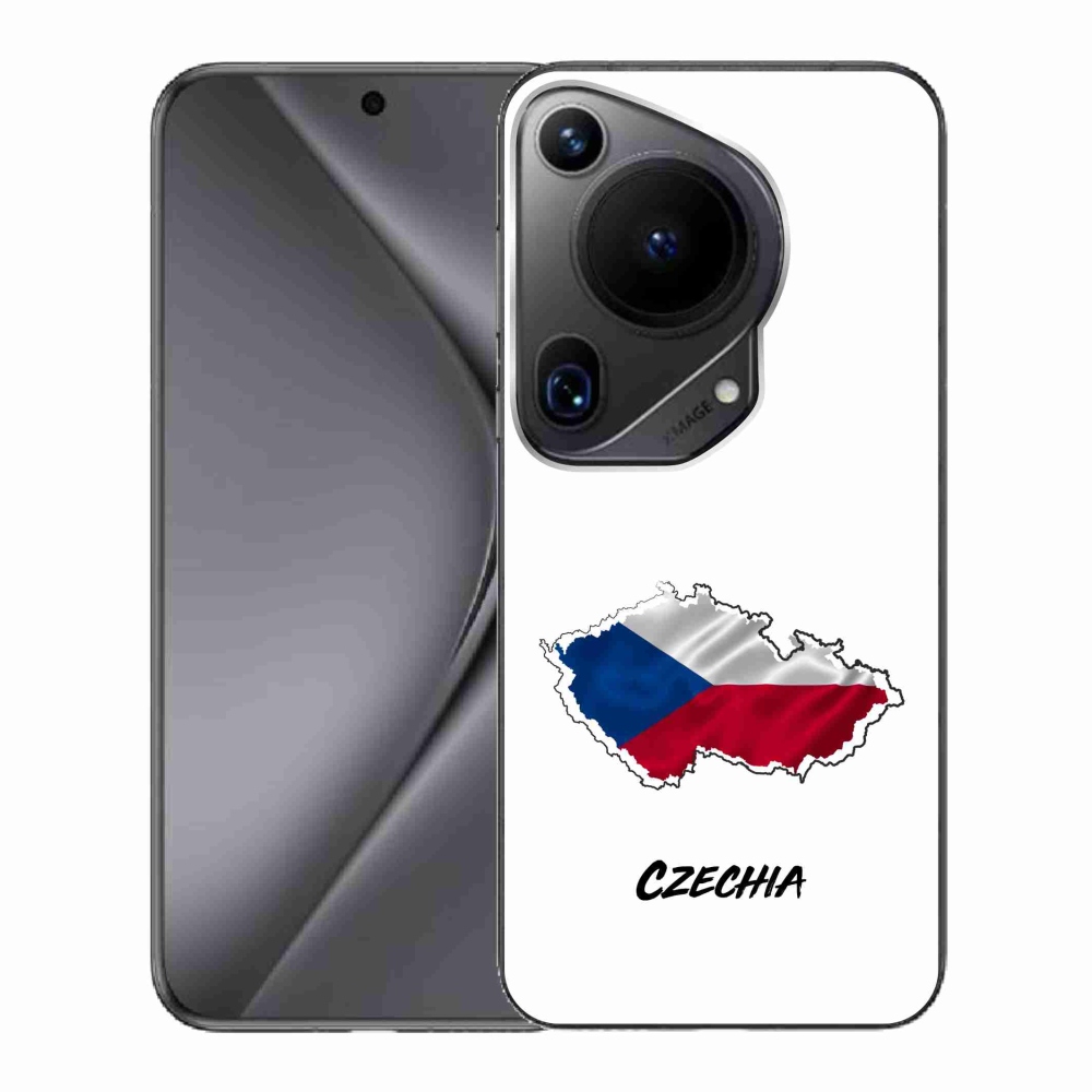 Gél borító mmCase a Huawei Pura 70 Ultra - Csehország fehér háttérrel