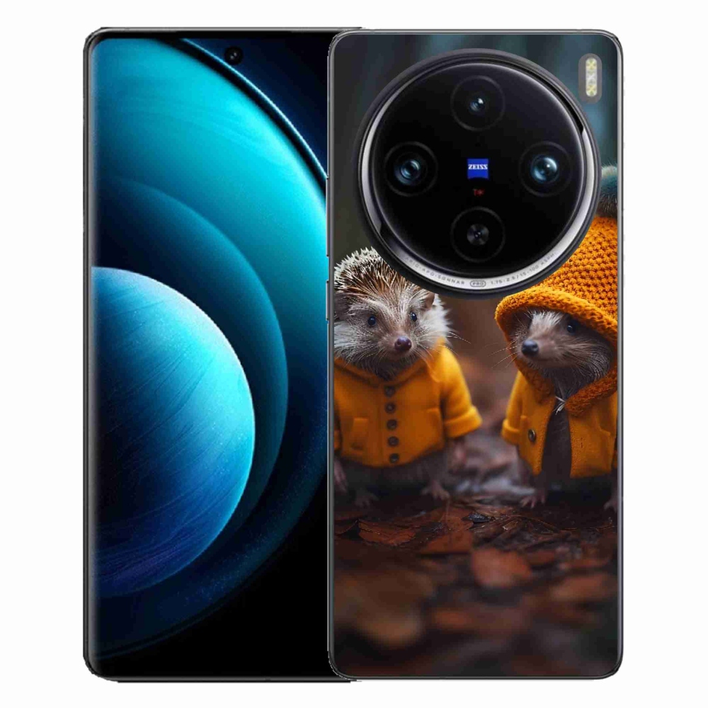 Zselés borítás mmCase a Vivo X100 Pro 5G készülékhez - süni