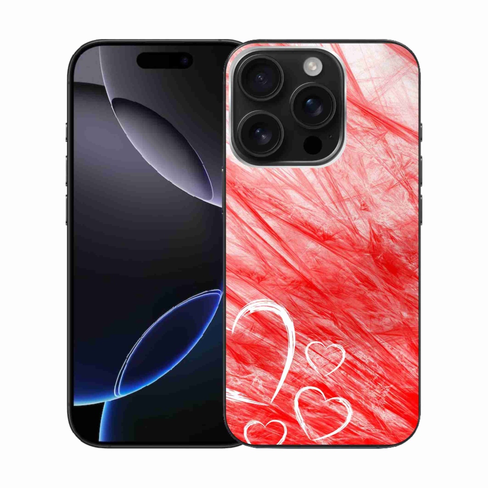 Gél borítás mmCase iPhone 16 Pro készülékhez - szív