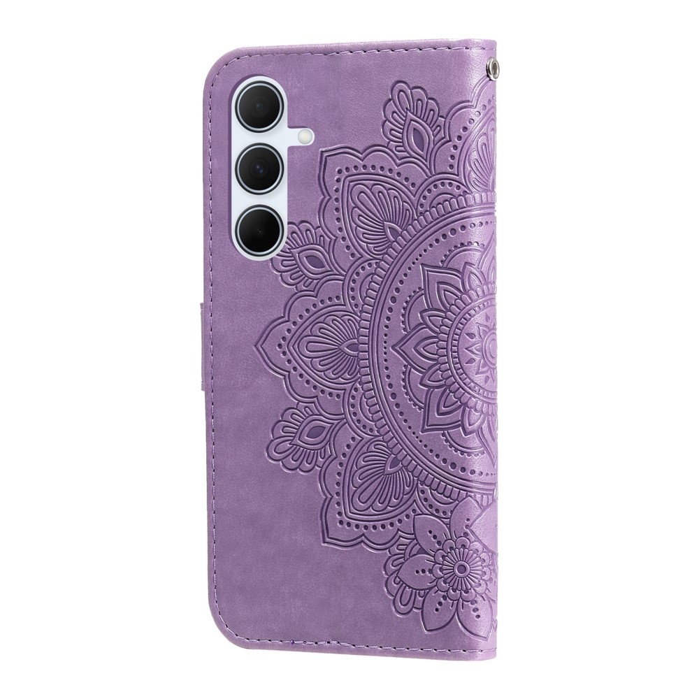 Mandala könyvtáska Samsung Galaxy A36 5G - lila