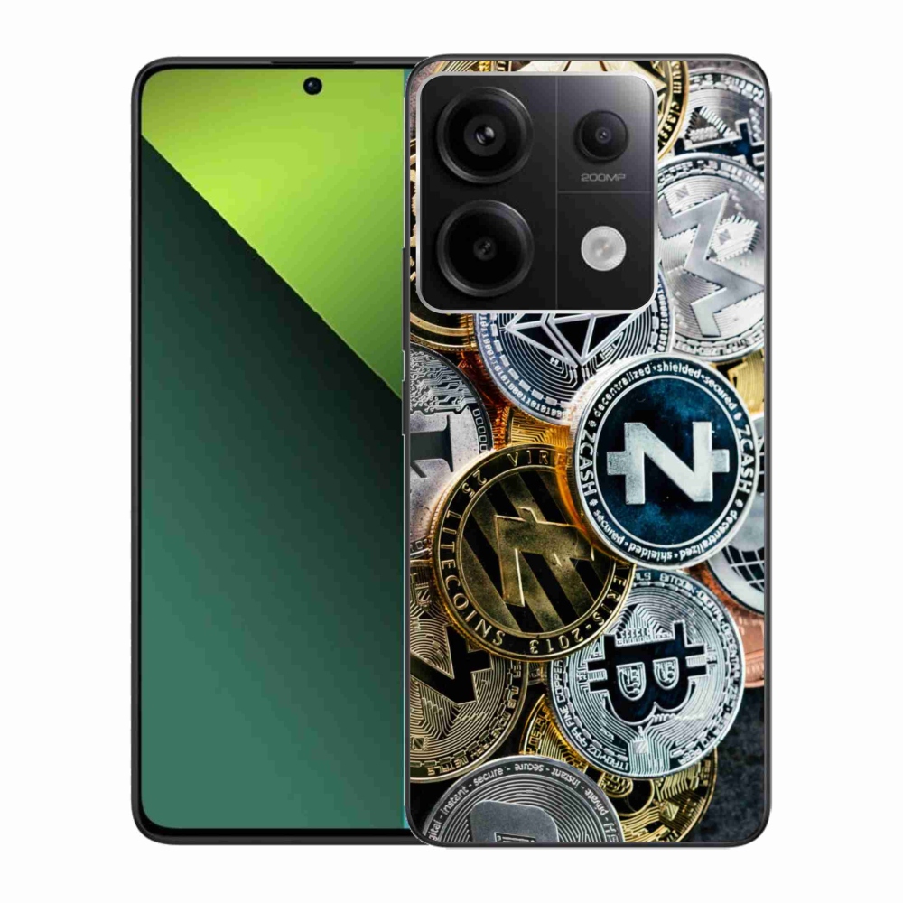 Gél borítás mmCase a Xiaomi Redmi Note 13 Pro 5G/Poco X6 5G számára - kriptovaluták