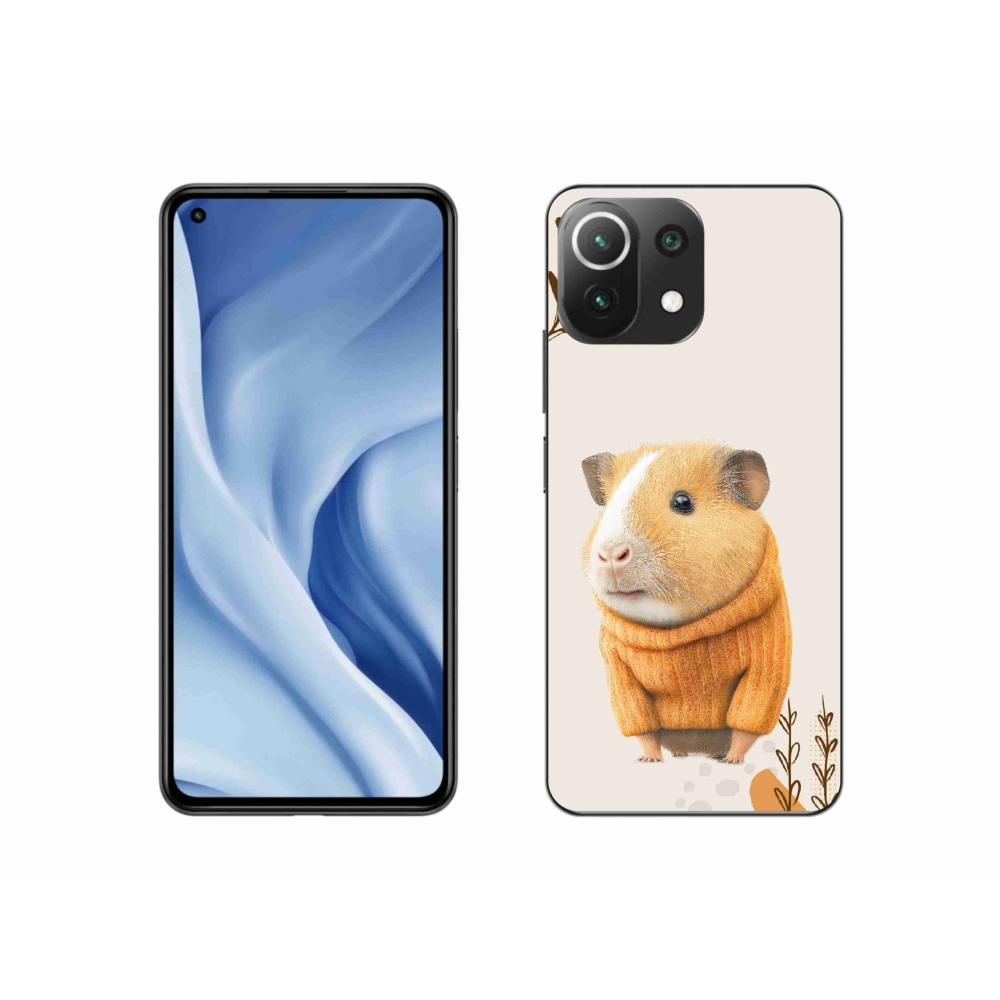 Gélburkolat mmCase a Xiaomi Mi 11 Lite 4G/5G-hez - tengerimalac a pulóverben