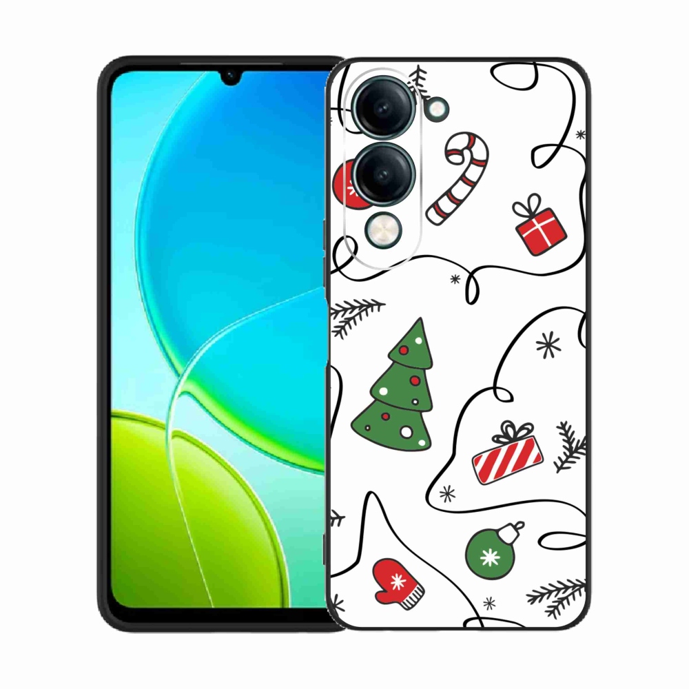 Gél borító mmCase a Vivo Y29s 5G készülékhez - karácsonyi motívumok