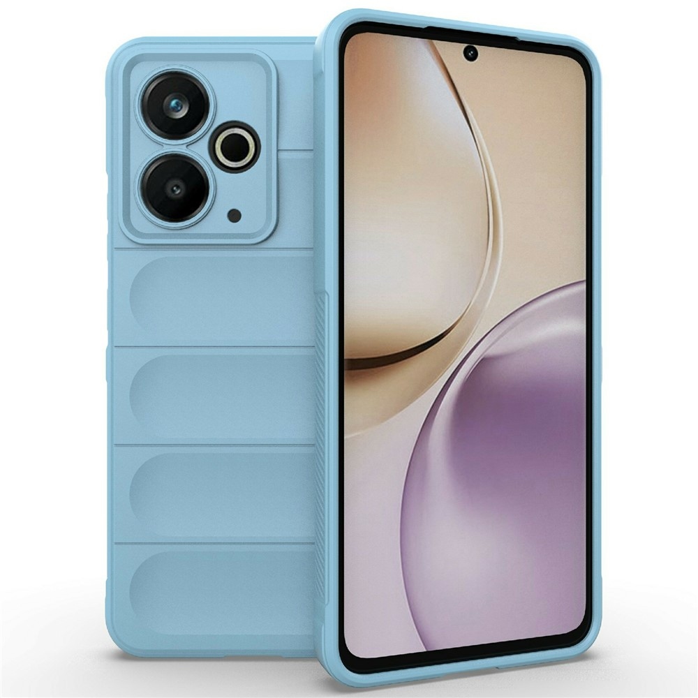 Rugg tartós zselés tok a Realme 14T 5G készülékhez - világoskék színben