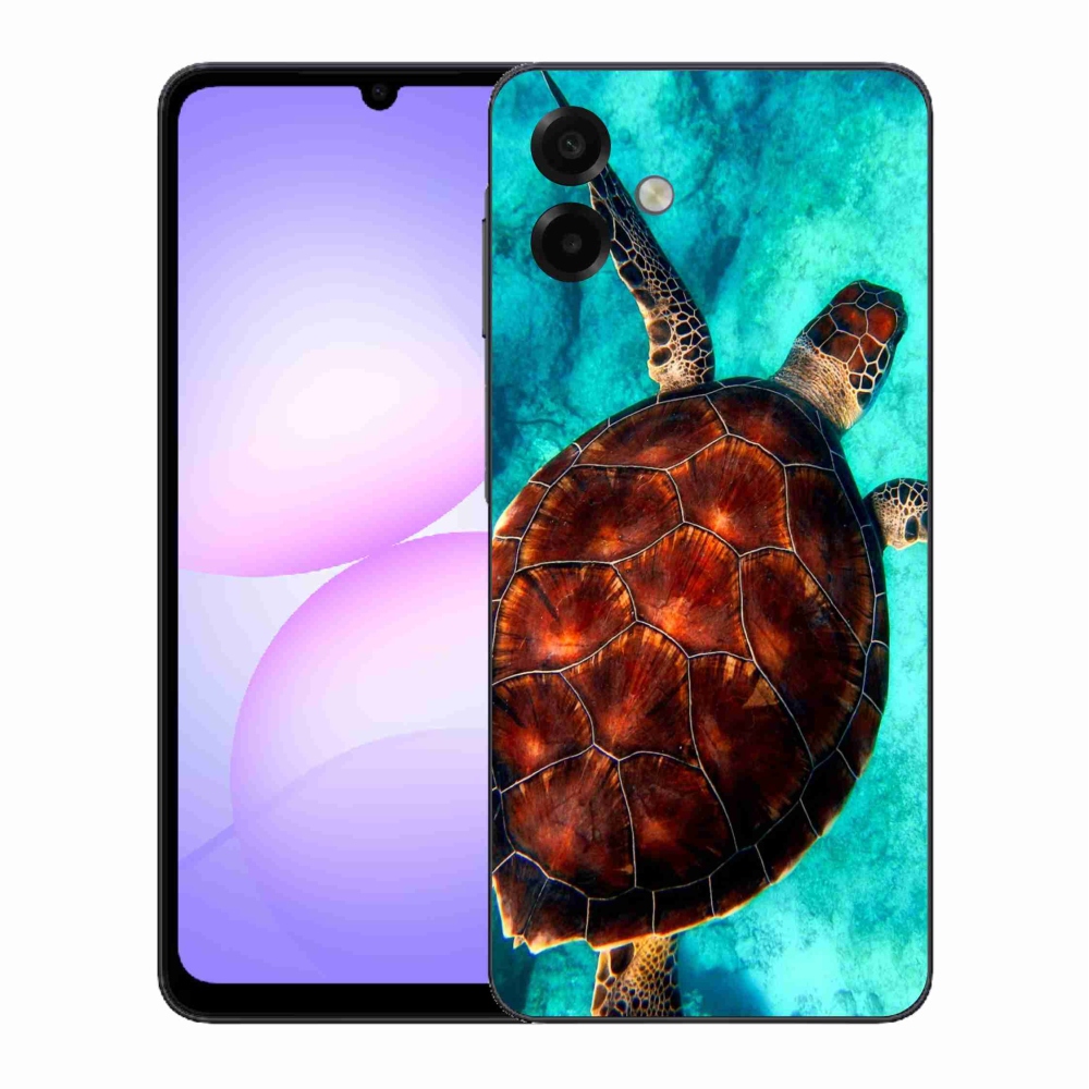 Gél védőhuzat mmCase Samsung Galaxy A07 4G - teknősbéka