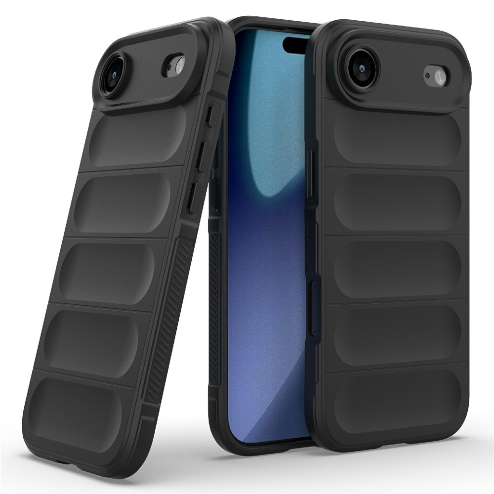 Rugg tartós zselés tok iPhone 17 Air készülékhez - fekete